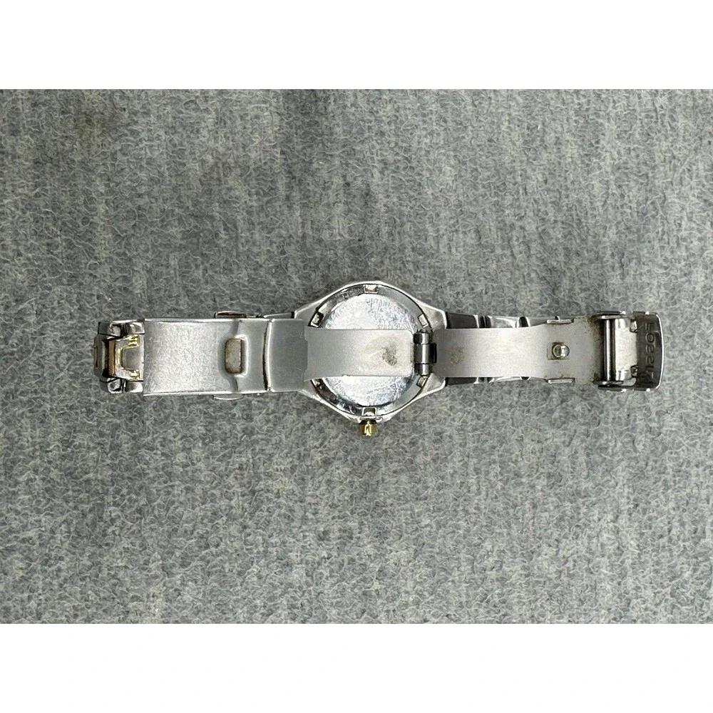FOSSIL BLUE AM 3425 100 Meter Woman's WR Quartz Watch NEEDS New Battery AS